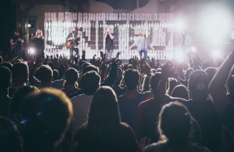 Konzert mit junger audience