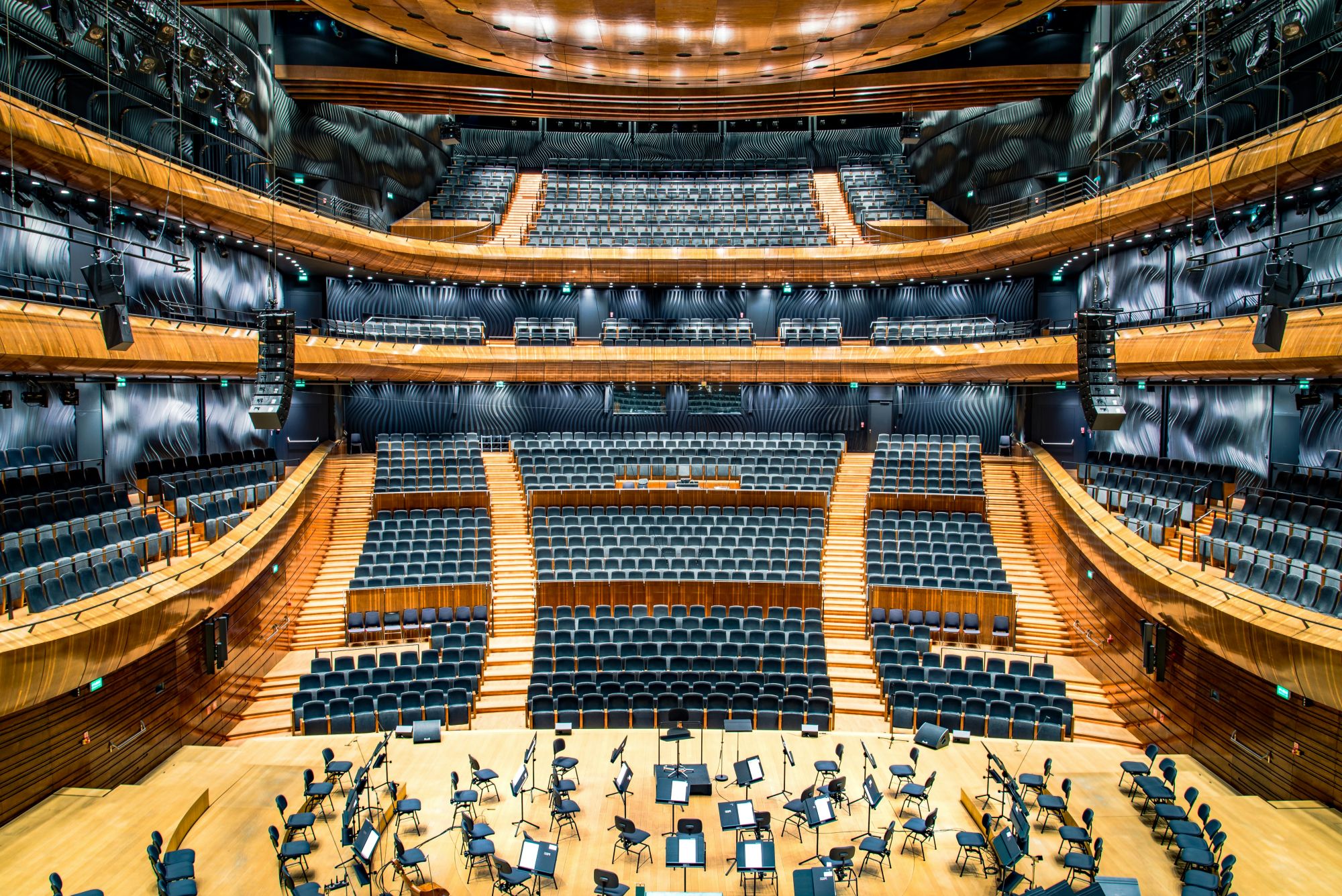 Ein leerer Konzertsaal